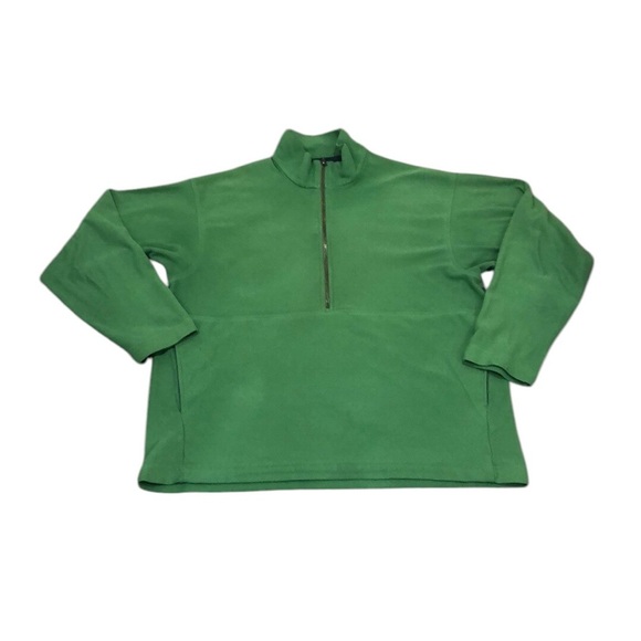 Patagonia Fleece Pullover Jacket Size Large Green - Picture 1 of 12